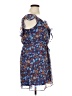 By & By 100% Polyester Paisley Blue Casual Dress Size L - photo 4
