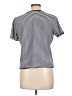 Ella Moss Stripes Gray Short Sleeve T-Shirt Size L - photo 2