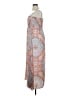 Chetta B 100% Polyester Paisley Orange Casual Dress Size 10 - photo 5