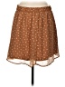 Old Navy 100% Polyester Polka Dots Brown Casual Skirt Size M - photo 2
