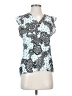 Express 100% Polyester Blue Sleeveless Blouse Size XS - photo 1