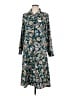 Unbranded 100% Polyester Paisley Teal Casual Dress Size S - photo 1