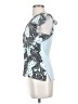 Express 100% Polyester Blue Sleeveless Blouse Size XS - photo 5