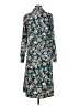 Unbranded 100% Polyester Paisley Teal Casual Dress Size S - photo 2