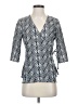 Unbranded Blue 3/4 Sleeve Blouse One size - photo 1