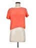 Bar III 100% Silk Orange Short Sleeve Top Size M - photo 1