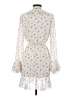 Forever 21 100% Polyester Floral Ivory Casual Dress Size S - photo 2