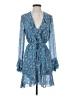 Forever 21 100% Polyester Blue Casual Dress Size S - photo 1