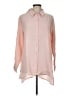 Eileen Fisher Color Block Pink Long Sleeve Blouse Size M - photo 1