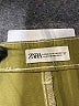 Zara 100% Cotton Green Cargo Pants Size 0 - photo 7