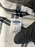 Old Navy 100% Rayon Checkered-gingham Silver Long Sleeve Button-Down Shirt Size S - photo 7