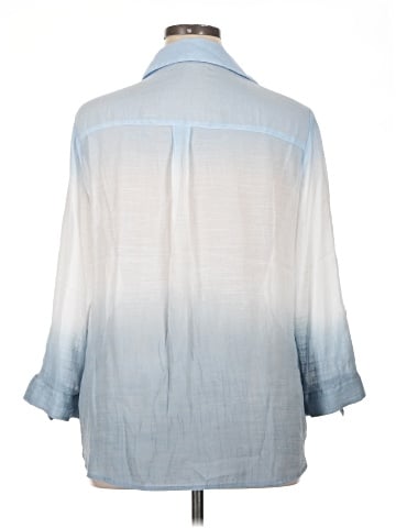 BCX 3/4 Sleeve Button-Down Shirt (view 2)