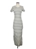 Assorted Brands Stripes Gray Casual Dress Size S - photo 1