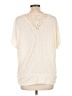French Laundry 100% Polyester Ivory Short Sleeve Blouse Size L - photo 2