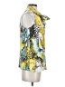 Parker 100% Silk Yellow Sleeveless Blouse Size S - photo 4