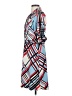 BCBGMAXAZRIA Print Blue Casual Dress Size S - photo 5