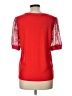 CeCe Red Short Sleeve Top Size L - photo 2