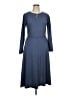 Willow Ridge Solid Blue Casual Dress Size XL (estimated) - photo 1