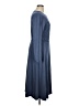 Willow Ridge Solid Blue Casual Dress Size XL (estimated) - photo 4