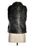 Express Gray Faux Fur Vest Size M - photo 2