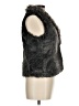 Express Gray Faux Fur Vest Size M - photo 4