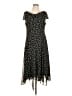 Evan Picone 100% Polyester Stars Black Casual Dress Size 16 - photo 1