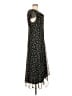 Evan Picone 100% Polyester Stars Black Casual Dress Size 16 - photo 4