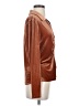 DR2 100% Polyester Brown Long Sleeve Blouse Size M - photo 4