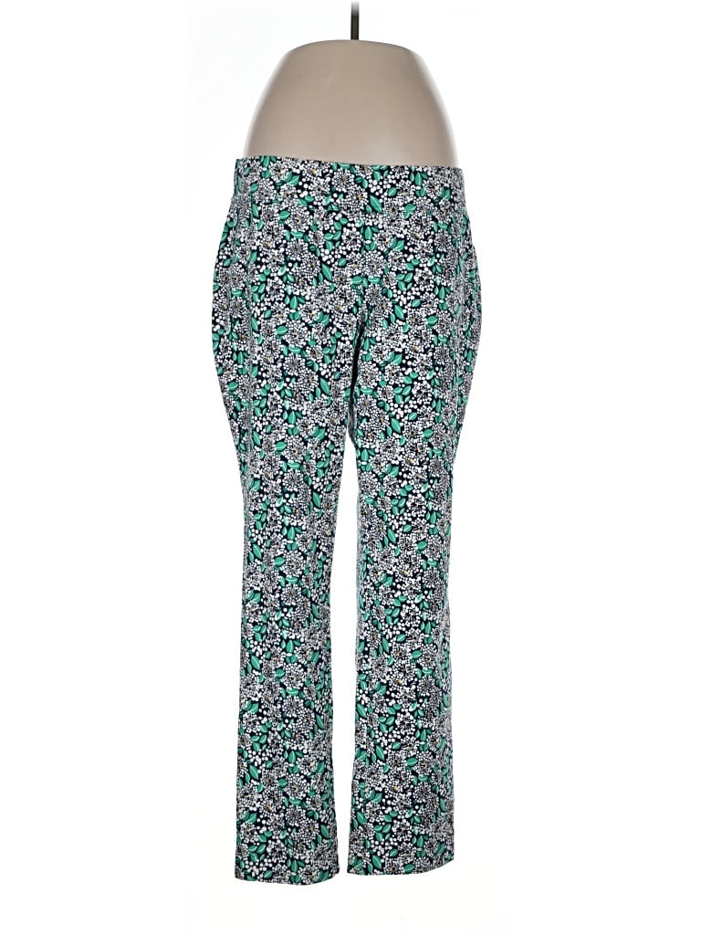Pre-owned Lands' End Casual Pants In Green