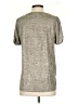 Deletta Metallic Silver Short Sleeve T-Shirt Size S - photo 2