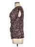 Worthington Tweed Burgundy Sleeveless Blouse Size L - photo 5