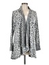 One World 100% Polyester Gray Cardigan Size M - photo 1