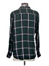 Frank & Eileen 100% Modal Plaid Green Long Sleeve Blouse Size S - photo 2