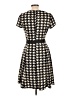 Perceptions Houndstooth Black Casual Dress Size 10 - photo 2