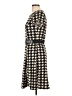 Perceptions Houndstooth Black Casual Dress Size 10 - photo 5