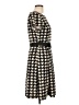 Perceptions Houndstooth Black Casual Dress Size 10 - photo 4