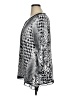Peter Nygard Silver 3/4 Sleeve Blouse Size 1X - photo 5