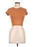 organicbasics Brown Short Sleeve T-Shirt Size L - photo 1