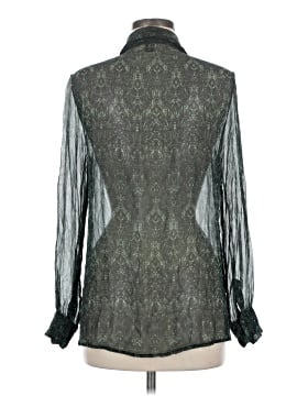 Haute Hippie Long Sleeve Silk Top (view 2)