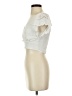 Urban Romantics Ivory Short Sleeve Top Size S - photo 5