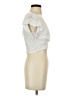 Urban Romantics Ivory Short Sleeve Top Size S - photo 4