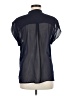 Piko 100% Polyester Black Short Sleeve Blouse Size M - photo 2