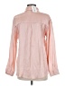 Ellison 100% Polyester Pink Long Sleeve Blouse Size M - photo 2