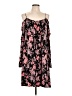 Express Floral Black Casual Dress Size L - photo 1