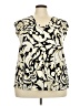 Lane Bryant Ivory Sleeveless Blouse Size 18 (3) - photo 1