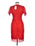 Unbranded 100% Polyester Red Cocktail Dress Size M - photo 2