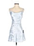 Lulus 100% Polyester Metallic Silver Cocktail Dress Size S - photo 1