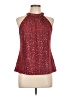 Shein Burgundy Sleeveless Blouse Size L - photo 1