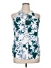 C&E Lifestyle Blue Sleeveless Blouse Size XL - photo 1