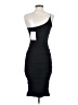 Hello Molly 100% Polyester Solid Black Cocktail Dress Size 4 - photo 2